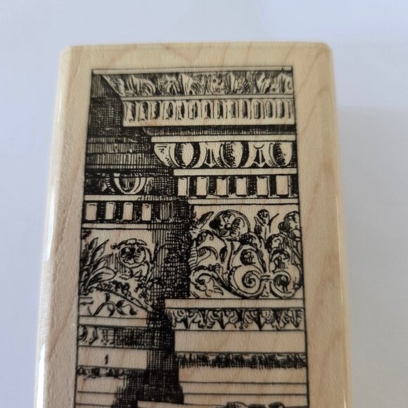 Paper Inspirations Mounted Rubber Stamp G0119 Column Collage - Picture 2 of 10